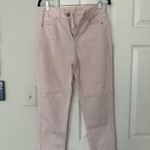 Adorable pink mom jeans